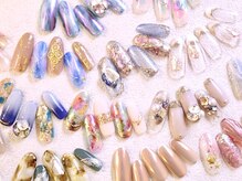 ネイルサロン ドルチェネイル 柏店(Dolce.Nail)の雰囲気（定額アート合計1000種類以上!!お好みのデザインきっと見つかる♪）