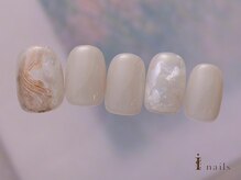 アイネイルズ 吉祥寺店(I nails)/淡色ベージュシンプルネイル