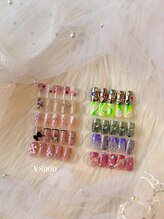 ファーストネイルアンドアイラッシュ 札幌駅前店(1stNAIL&eyelash)/8900円　ワンホン　Y2K 