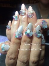 ノワール ネイルアンドスクール(Noire)/★リアル天然石ネイル★