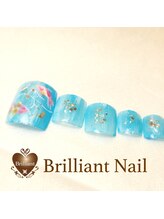 ブリリアント/【フット夏ネイル】