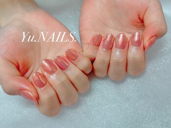 ユーネイルズ 恵比寿(Yu.NAILS.)/秋オーロラワンカラー