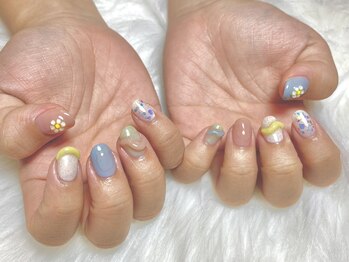 ルア(lua.)/韓国パステルカラーネイル*