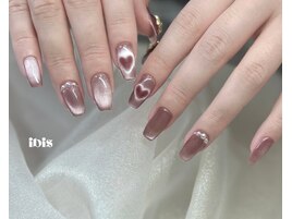 ハートマグネットネイル