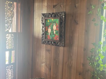 アジアンリラクゼーション ヴィラ 二子玉川店(asian relaxatin villa)/アートな店内