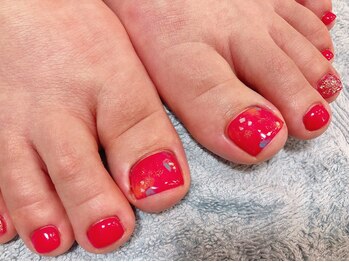 リッチネイル(Rich Nail)/夏準備♪フットネイル