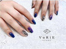 ヴリエ 小作店(VURIE)/持ち込みネイル/リーフ柄