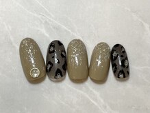 ミリー アイネ アイラッシュ アンド ネイル 池袋(Millie ainee Eyelash＆Nail)/レオパードネイル
