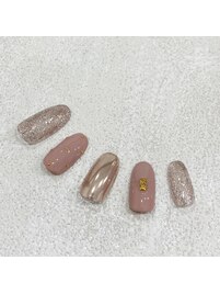 ミラー×スタッズネイル