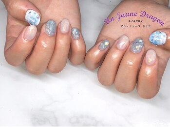 アン ジョーヌドラゴ/【自爪ネイル】ブルーネイル