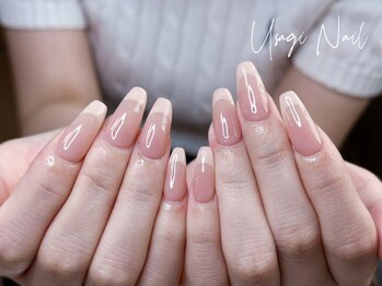 ウサギネイル 新大久保店(usagi nail)/マグネットフレンチ秋可愛い