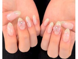 グラデーションにリボン1