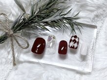 ブレス 仙台駅前本店(BLESS)/冬のチェックネイル☆*:.