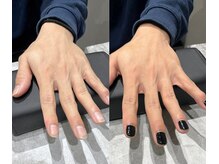 サムライビューティー 渋谷東店(SamuraiBeauty)/指先も◎ブラックメンズネイル