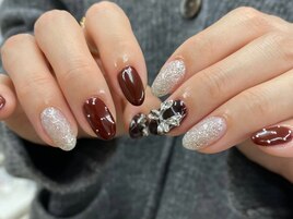 -- クリスマスネイル --
