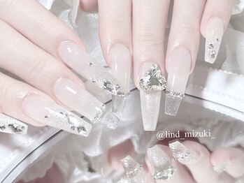 リンドネイル バイ モカ アンド ララ(Lind nail by moca and LaLa)/【mizuki】クリアネイル