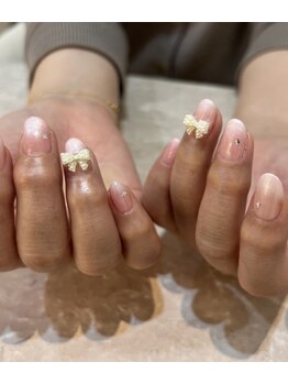 エムクチュール/グラデーション&リボン