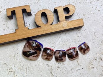 F定額シンプル-チョコマーブル