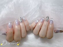 ディアネイルサロン 池袋(Di’a)/マグネットフレンチ/埋め尽くし