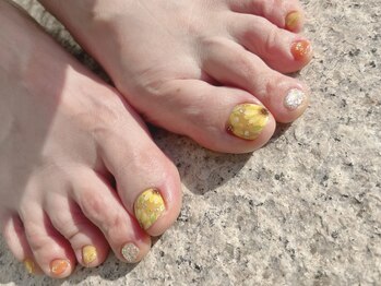 ペルシャ(Persian)の写真/フットネイルで夏のおしゃれを先取り!足元も可愛く見せたいを叶えるサロン☆