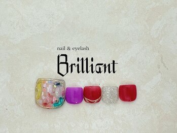 ネイルアンドまつげエクステのお店 ブリリアント 草加(Brilliant)/Foot 　定額9900円コース