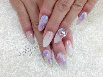 ネイルサロン ビューティーマジック 川口店/ フラワーネイル