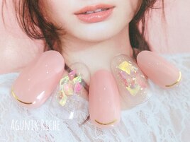 【オーロラネイル】
