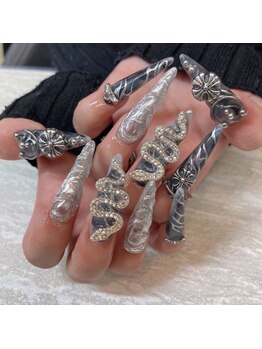 スカルプ10本アート　1枚MAX