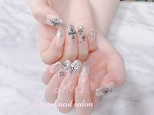 エンジェルネイルサロン(Angel nail salon)/ミラーフレンチX十字架