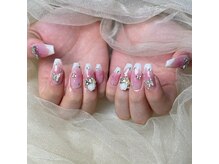 ベルネイル(Belle Nail)/長さだし持ち込みデザイン