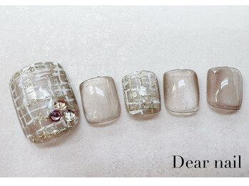 ディア ネイル(Dear nail)/ツイードフット