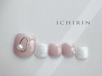 イチリンネイル 千葉店(ICHIRIN NAIL)/シンプルフットネイル