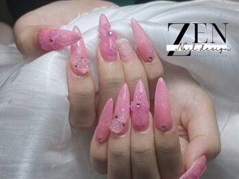 ゼン ネイル デザイン 池袋(ZEN NAIL DESIGN)/長さだしやり放題×つけ放題