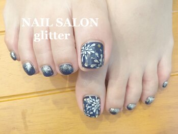 花火フットネイル Pg ネイルサロン グリッター Nail Salon Glitter のフォトギャラリー ホットペッパービューティー