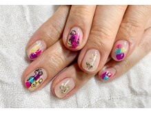 ネイル シスター(nail sister)/ピカソ風ネイル