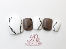アンドルーチェ なんばパークス店(ANDRUCHE)/大理石フットネイル