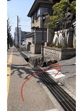 キヨラカ(氣浄華 kiyoraka)/大宮通沿いからの経路　-1