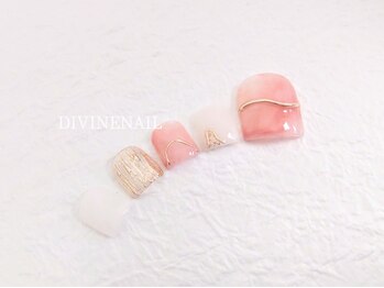 ディバイン ネイルズ(DIVINE NAILS)/フットジェルアートやり放題