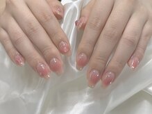 インザピンクリリー(in the pink LILY)/ベージュチークネイル