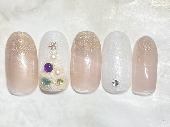 クリスマスネイル