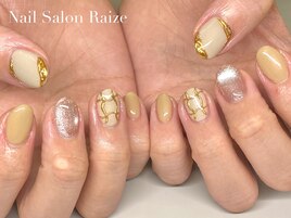 ミラーチェックネイル【¥5,800】