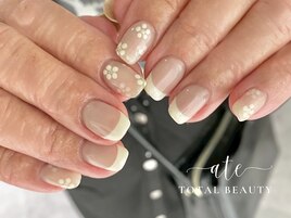 春フラワーネイル