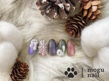 モグネイル(Mogunail)/ハロウィンコース/おばけネイル
