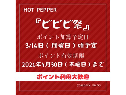 ヨサパーク メリー(YOSA PARK merry)の写真