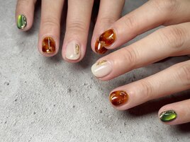 べっ甲ネイル