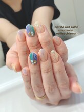 プライベート ネイルサロン マーマ(murmur)/人魚の鱗ネイル