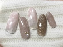 ビューティーネイルサロン クリアーズ(Clears)/マグネットジェルとニュアンス