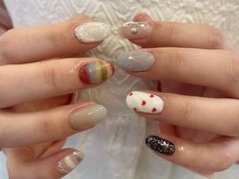 アイネイルズ 天神今泉店(I-nails)/【misato.n】ちぐはぐニュアンス