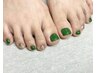 【FOOT・剥がせるジェル】ワンカラー+フットケア