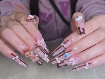 ウメネイルスタジオ(UME NAIL STUDIO)/* 長 さだしやり放題×つけ放題